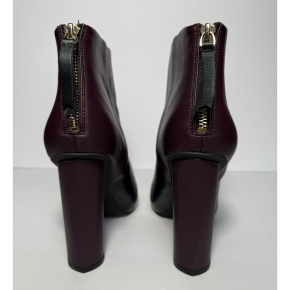 NEW Cabi Women's Bisset Booties Black & Burgundy Leather Sz 8 w/Box #6004 - Picture 3 of 16